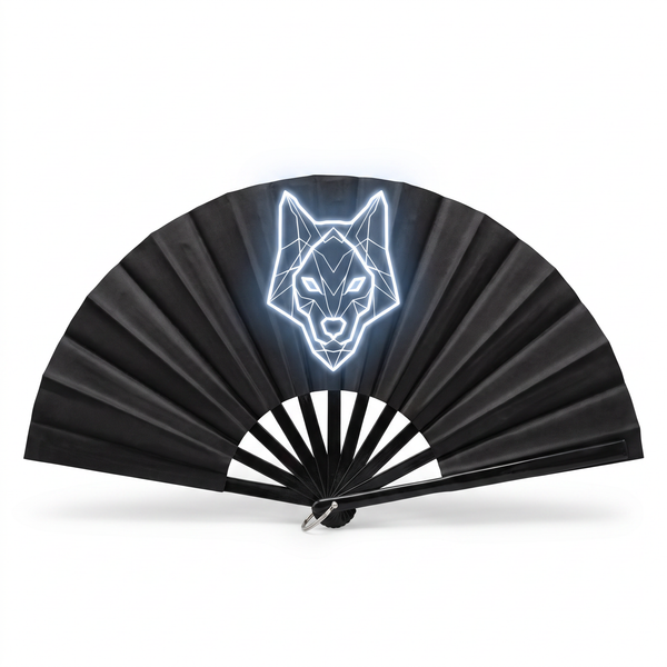 RAVEPACK Plastic Folding Hand Fan
