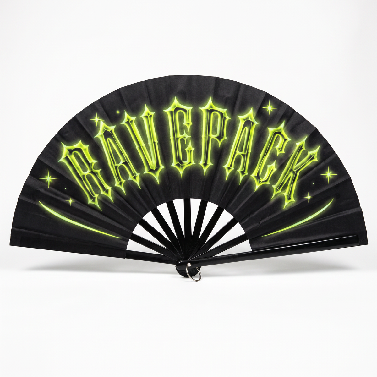 RAVEPACK Plastic Folding Hand Fan