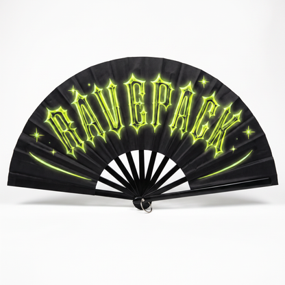 RAVEPACK Plastic Folding Hand Fan
