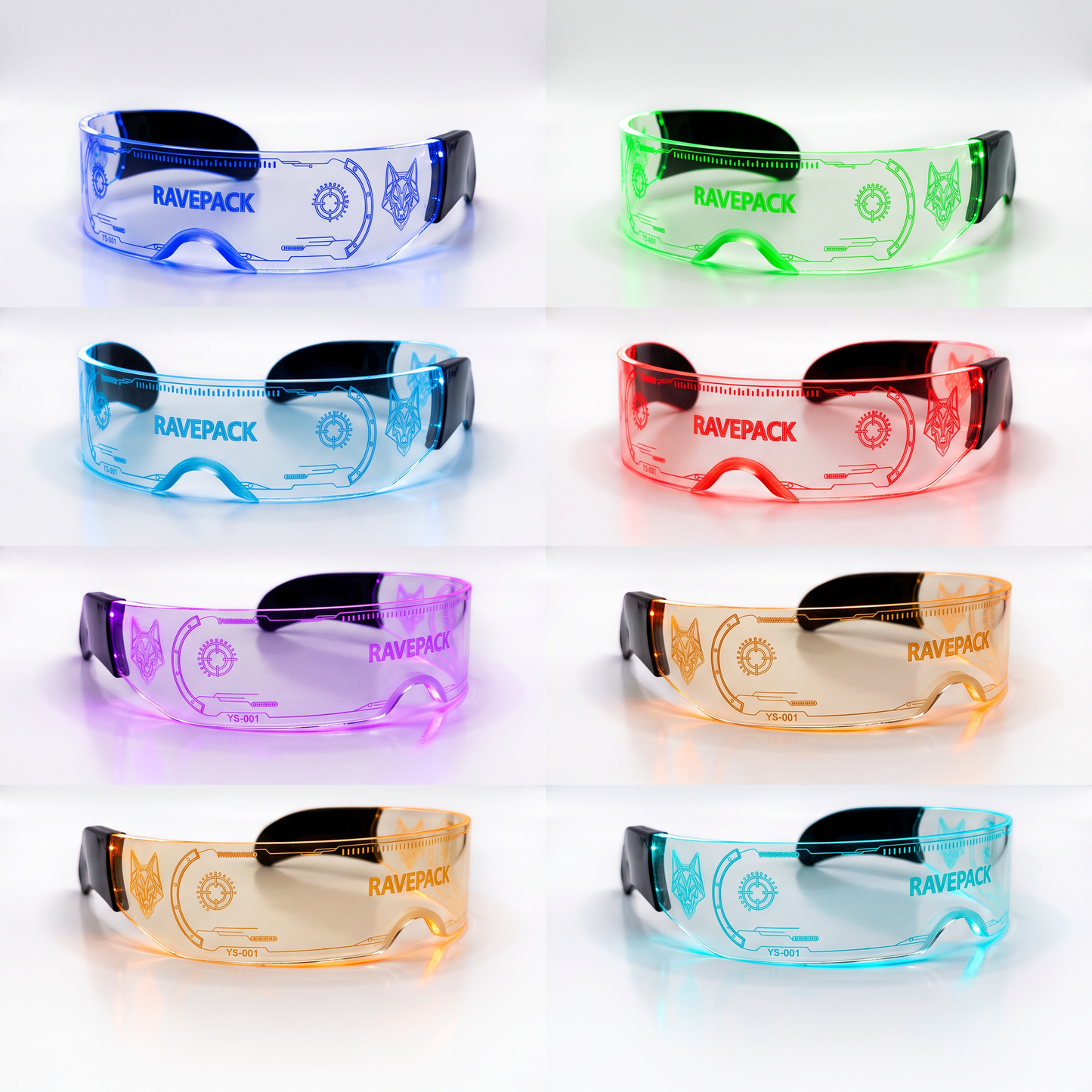 Ravepack LED Glasses